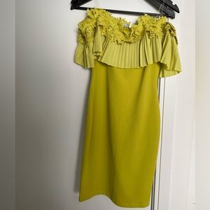 Lime Green Midi Dress - Summer/Vacation